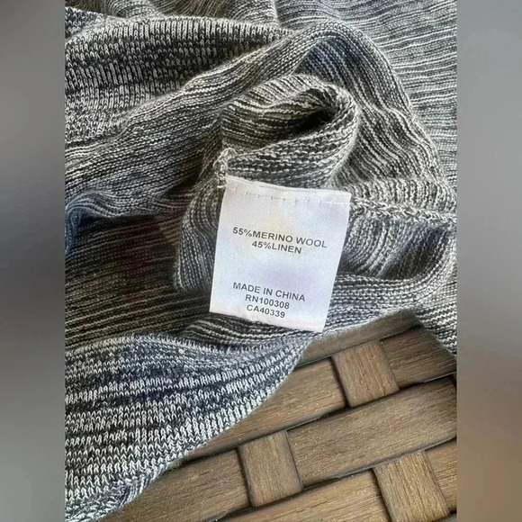 Peter Millar Men’s Crown Cool Crewneck Merino Wool Sweater Size Medium Navy - Picture 8 of 10